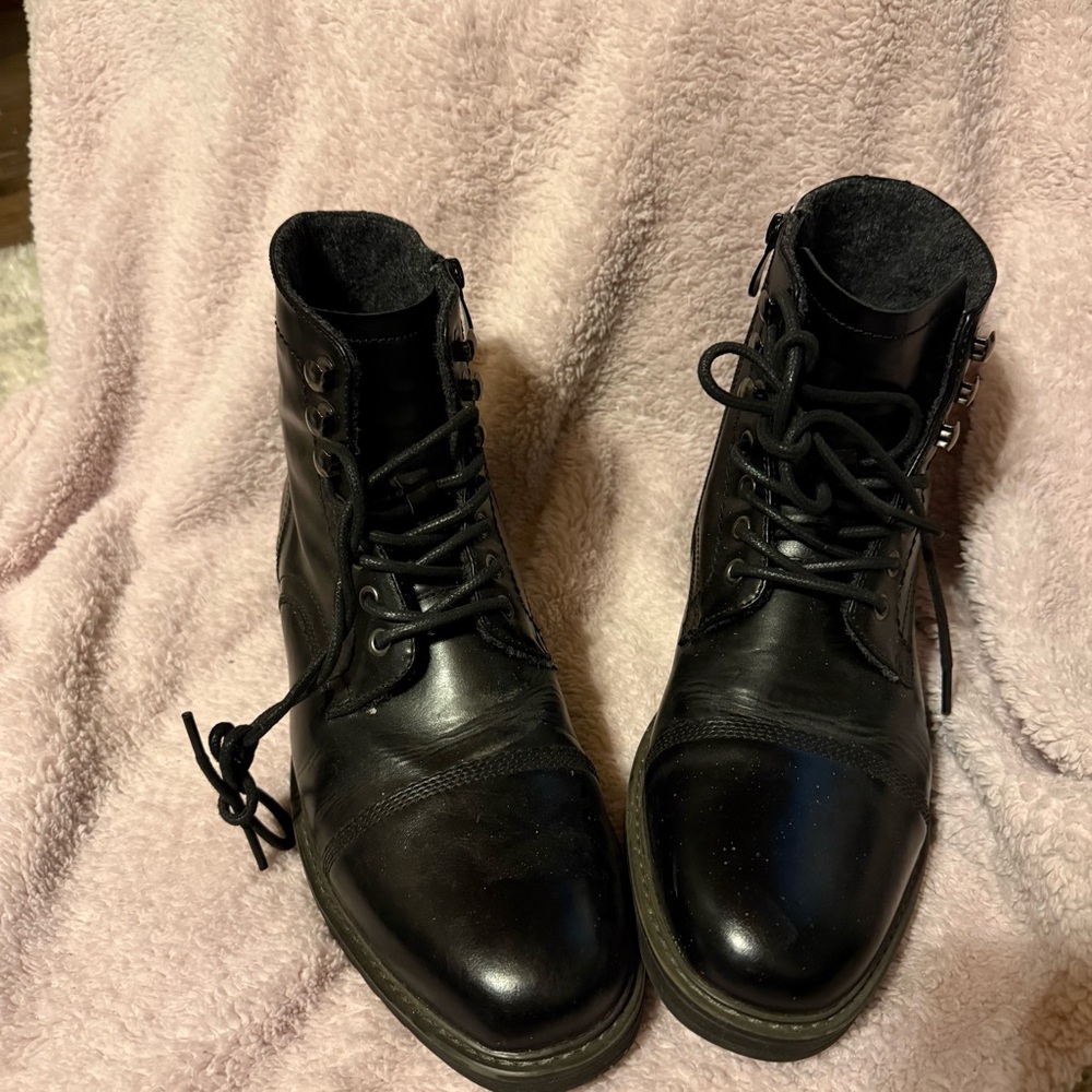 Bruno Marc Men's Combat Boots